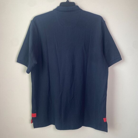 Orvis Mens The Signature Heavyweight Fly Fishing Polo Navy Size Large Tall - Picture 9 of 10